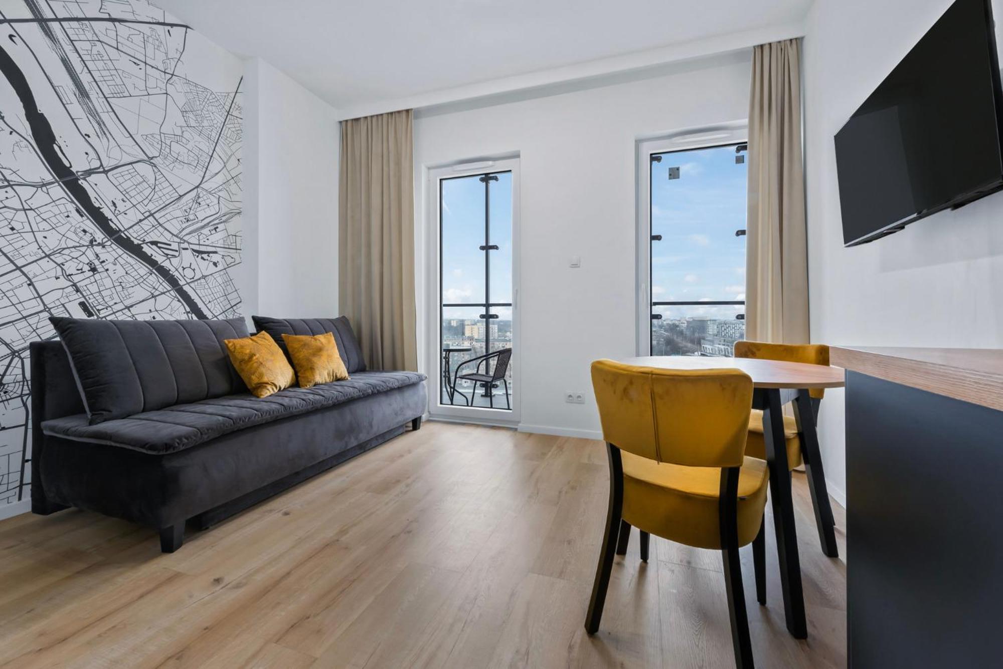 Rentplanet - Apartamenty Kasprzaka Varşovia Exterior foto